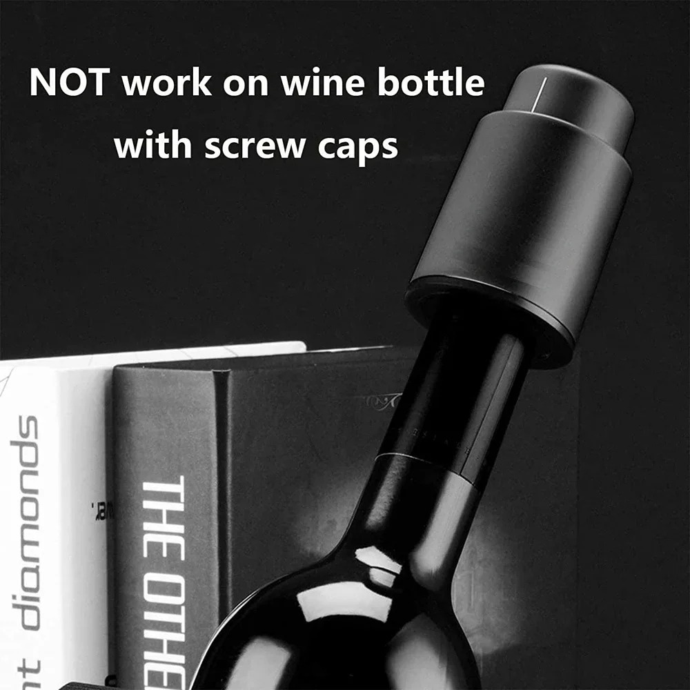 푸시형 진공 와인 보존기 스토퍼, 밀폐형 메모리 씰,  - Wine Preservation Pump 리뷰 및 가격