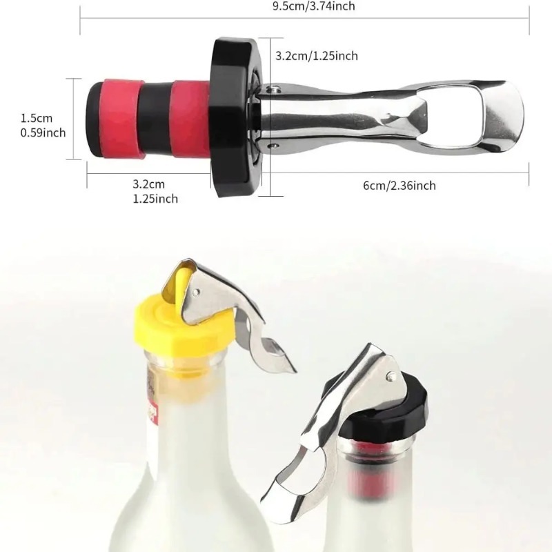 1/12PCS 진공 병 마개 실리콘 와인 병 마개 수동 - Wine Preservation Pump 리뷰 및 가격