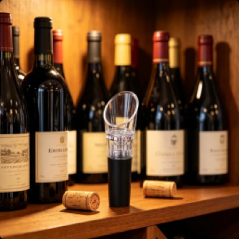 진공 와인 스토퍼가 있는 와인 에어레이터 푸어러 스파우 - Wine Preservation Pump 리뷰 및 가격
