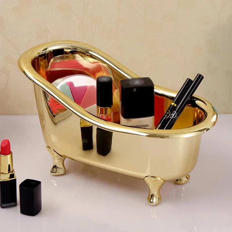 미니 욕조 비누 보석 보관 상자, 메이크업 정리 컨테이 - Bar Cart Gold 리뷰 및 가격