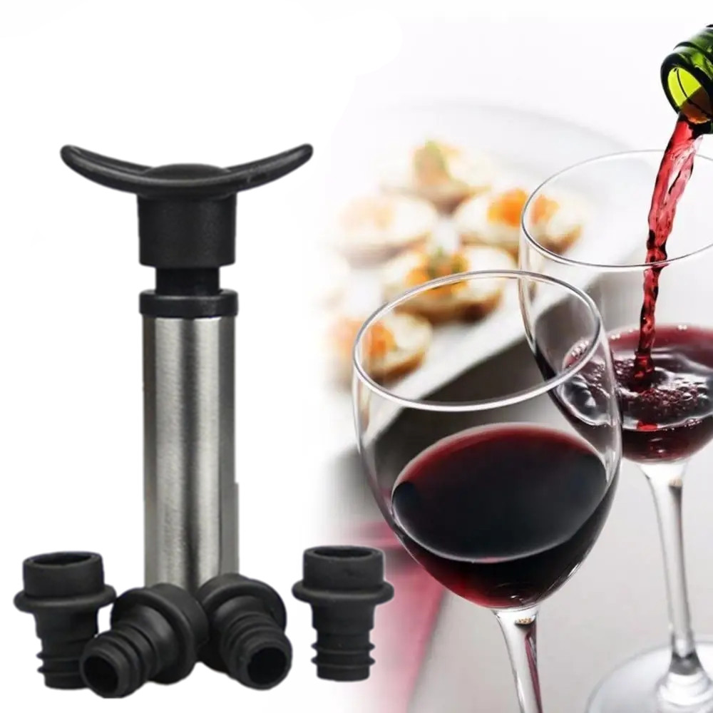 진공 와인 펌프 와인 스토퍼, 와인 보존 에어레이터,  - Wine Preservation Pump 리뷰 및 가격